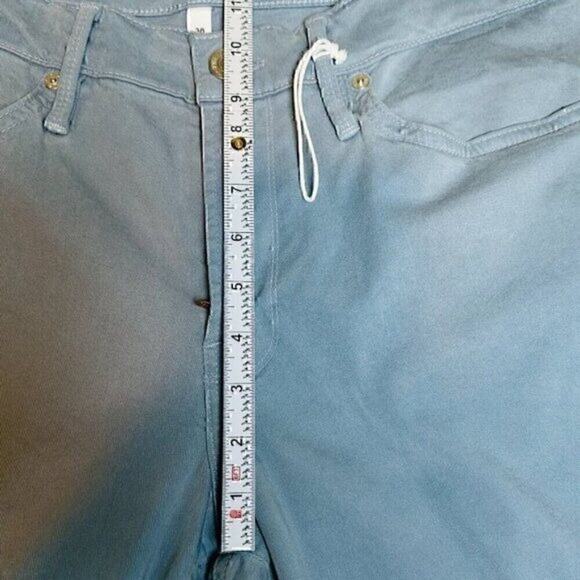 Frame LHomme Slim Men Jeans Size 38X32 Blue Straight Leg Comfort Stretch Twill - Picture 8 of 16